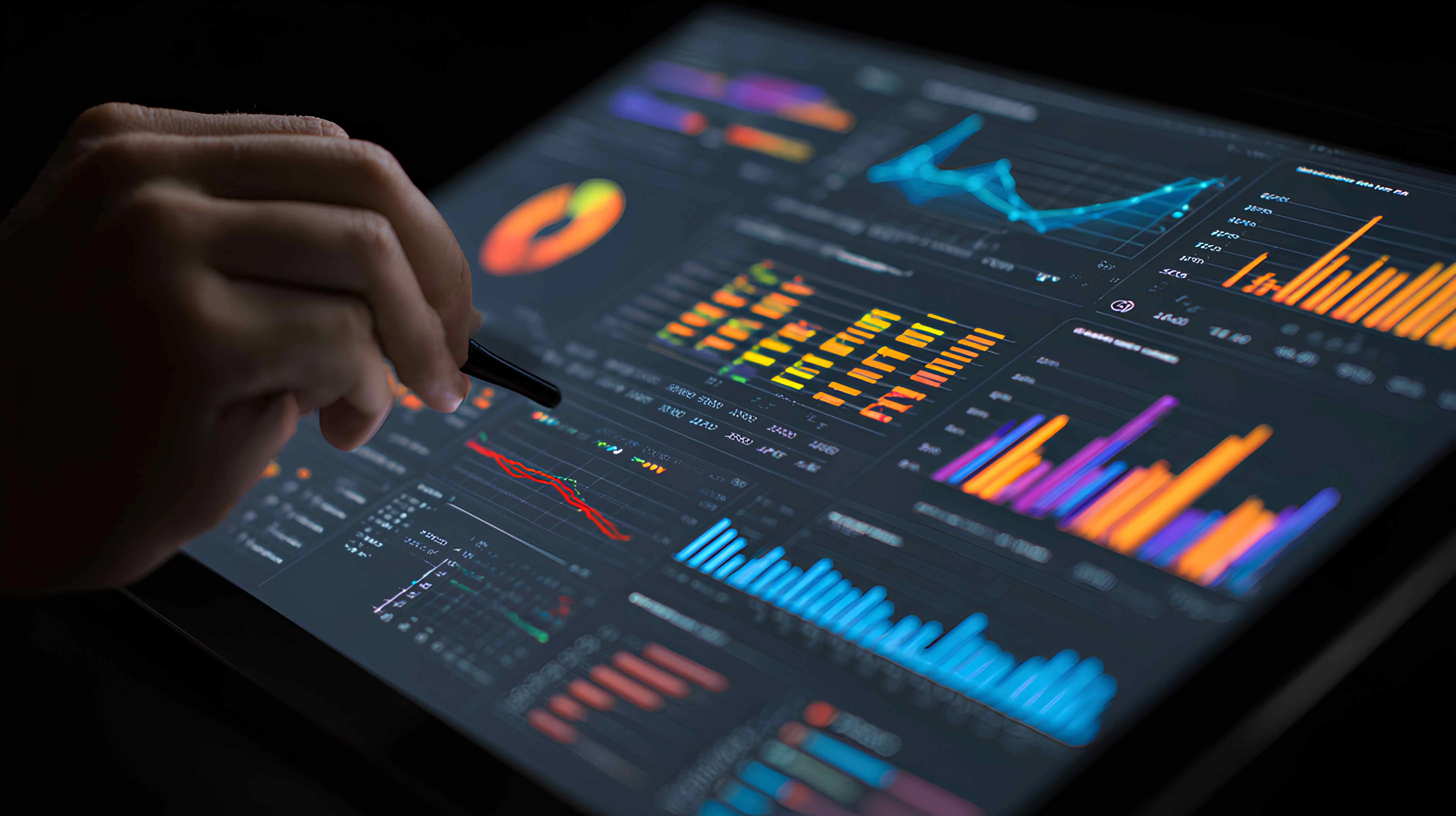 Business metrics showing improvement